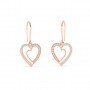 Rose Gold You Have My Heart Earrings