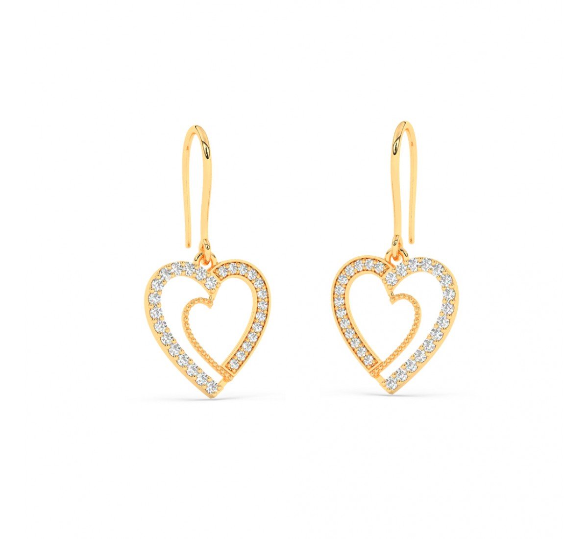 Goldyou Have My Heart Earrings