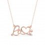 Rose Gold All About Love Necklace