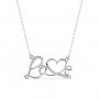 Silver All About Love Necklace