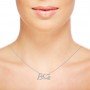 Silver All About Love Necklace