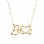 Gold All About Love Necklace