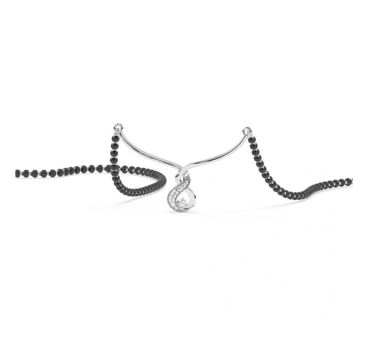 Silver Binding Love Mangalsutra