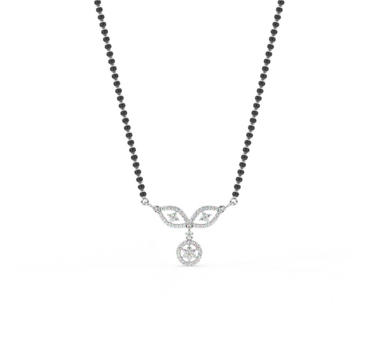 Silver Wedlock Mangalsutra