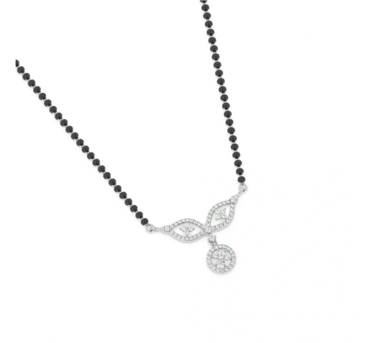 Silver Wedlock Mangalsutra