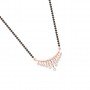 Rose Gold Chimes Mangalsutra