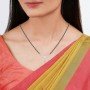 Silver Curve Love Mangalsutra