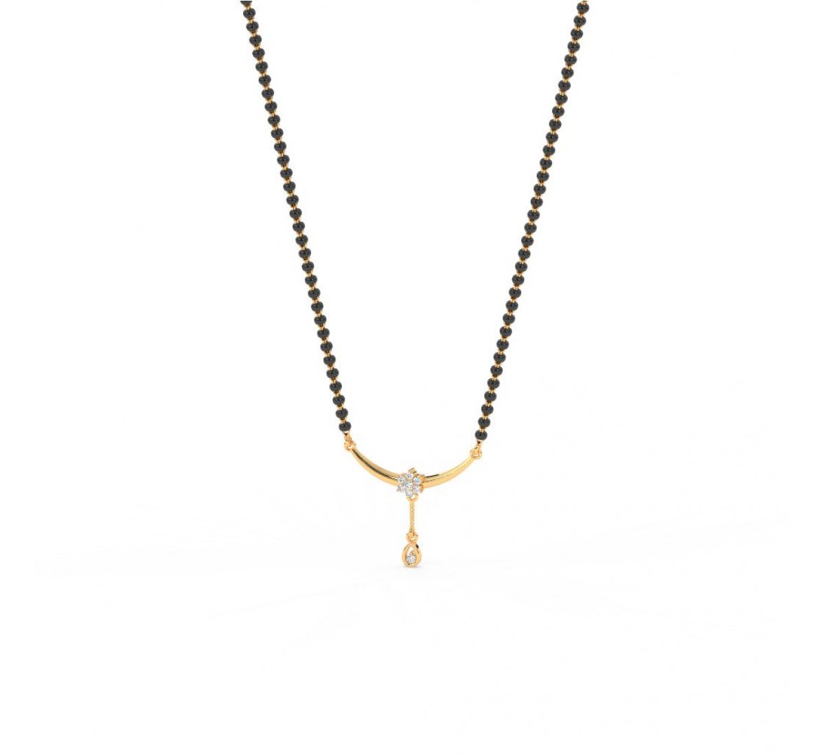 Gold Curve Love Mangalsutra