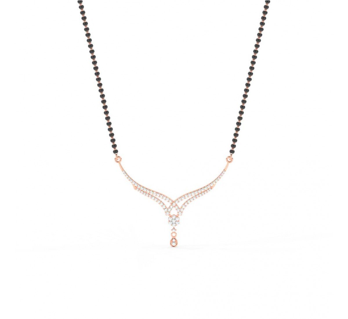 Rose Gold Layered Stunning Mangalsutra