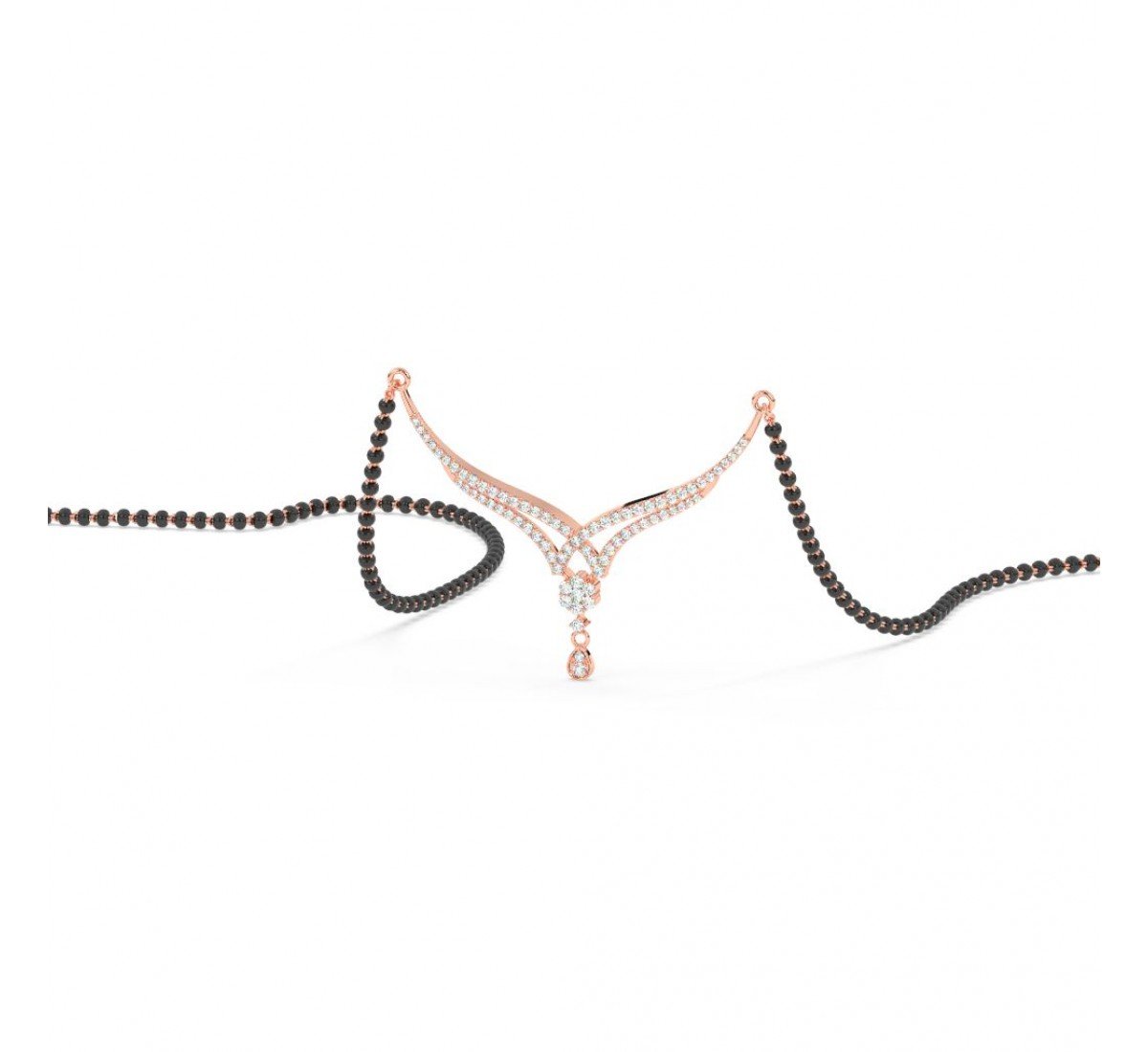 Rose Gold Layered Stunning Mangalsutra