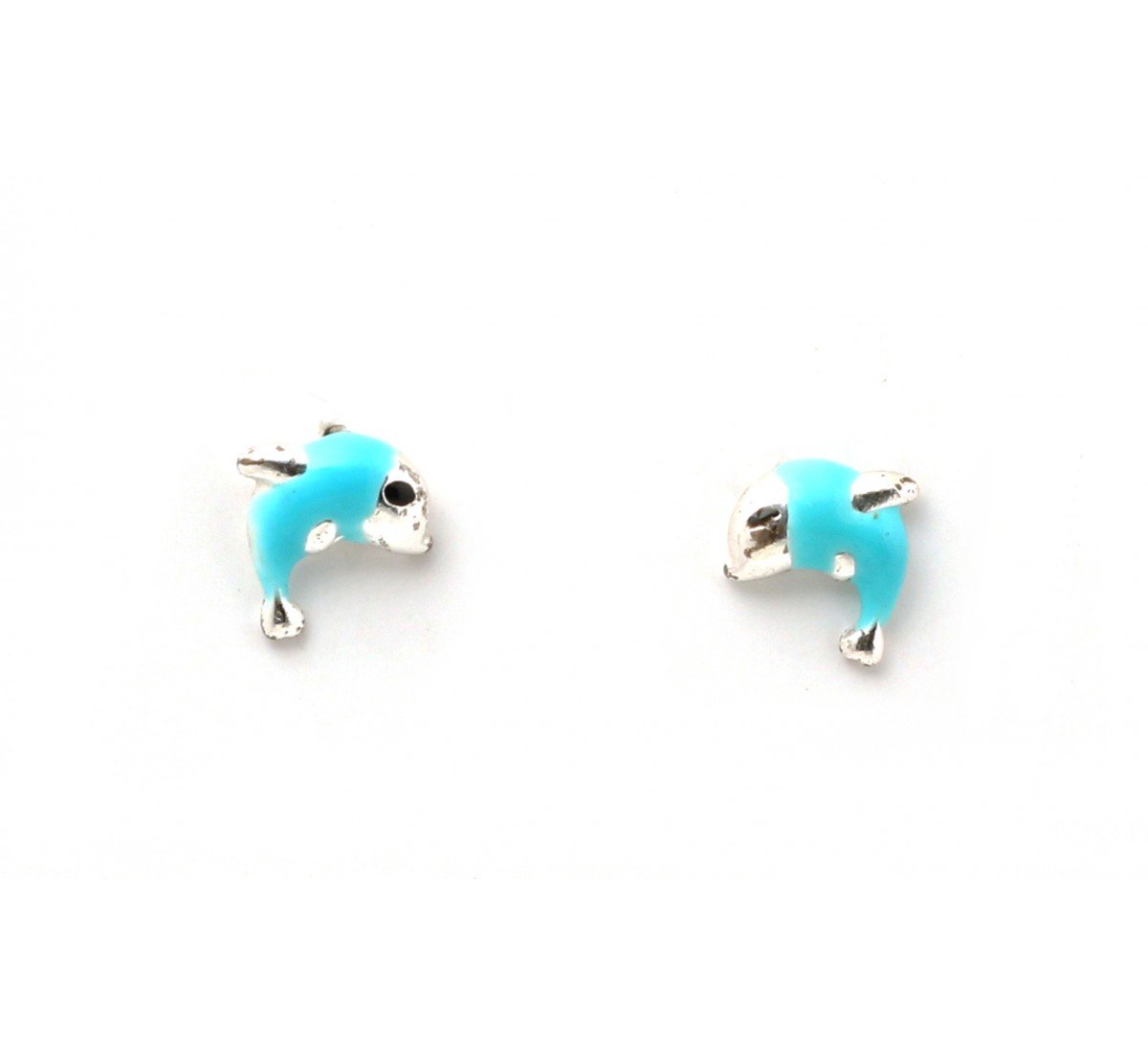 Silver Dolphin Kids Earrings