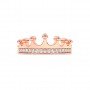 Rose Gold Zircon Crown Ring