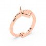 Rose Gold Aeroplane Ring