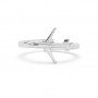 Silver Aeroplane Ring