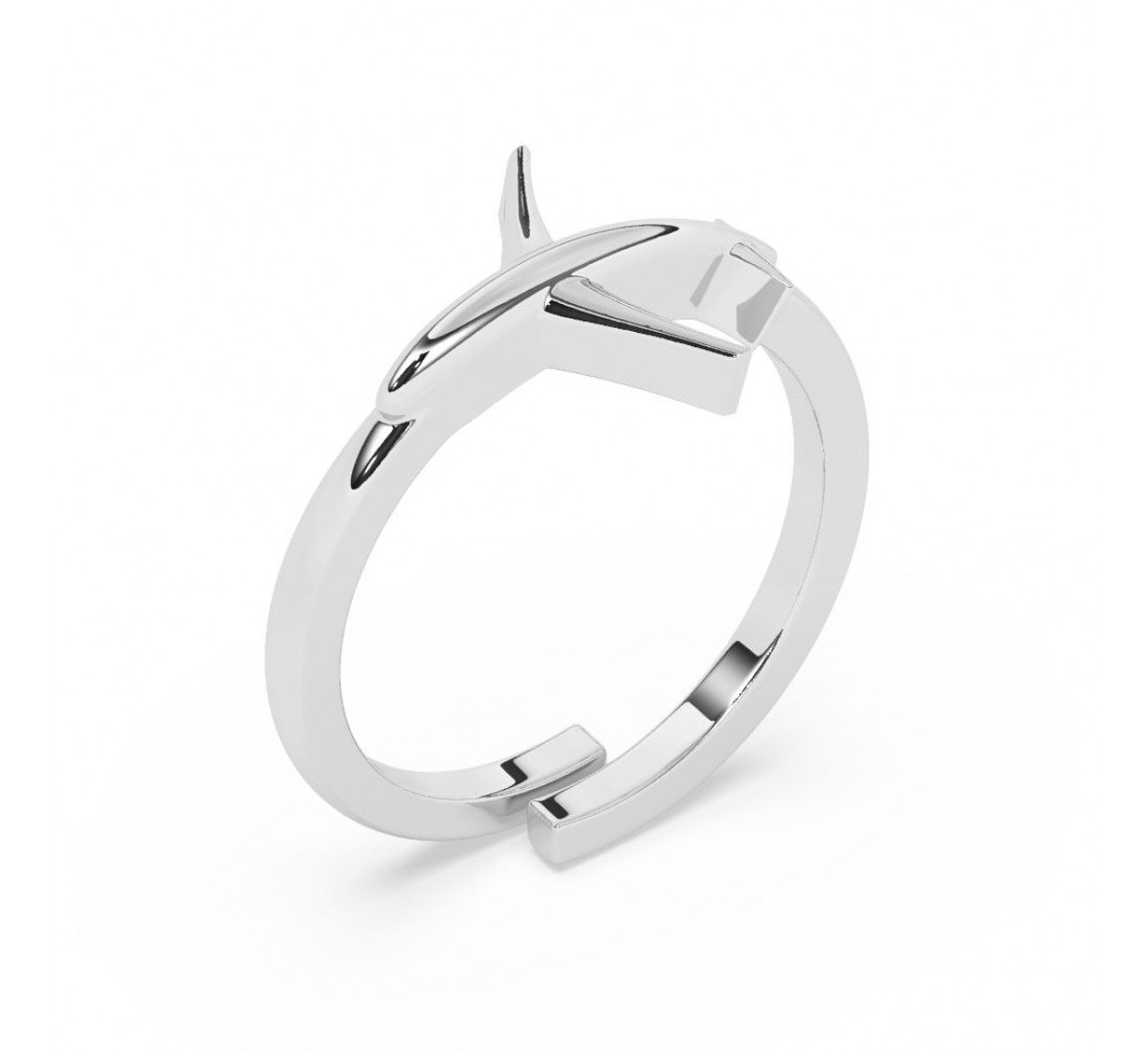 Silver Aeroplane Ring