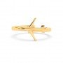 Gold Aeroplane Ring