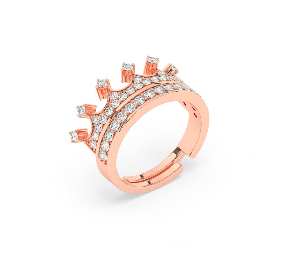 Rose Gold Regal Band