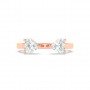 Rose Gold Zircon Heart Ring