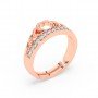 Rose Gold Classic Crown Ring