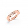 Rose Gold Zircon Stud Band