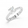 Silver Zircon Vintage Ring