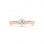 Rose Gold Classic Solitaire Ring