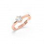 Rose Gold Classic Solitaire Ring