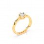 Gold Classic Solitaire Ring