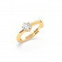 Gold Classic Solitaire Ring