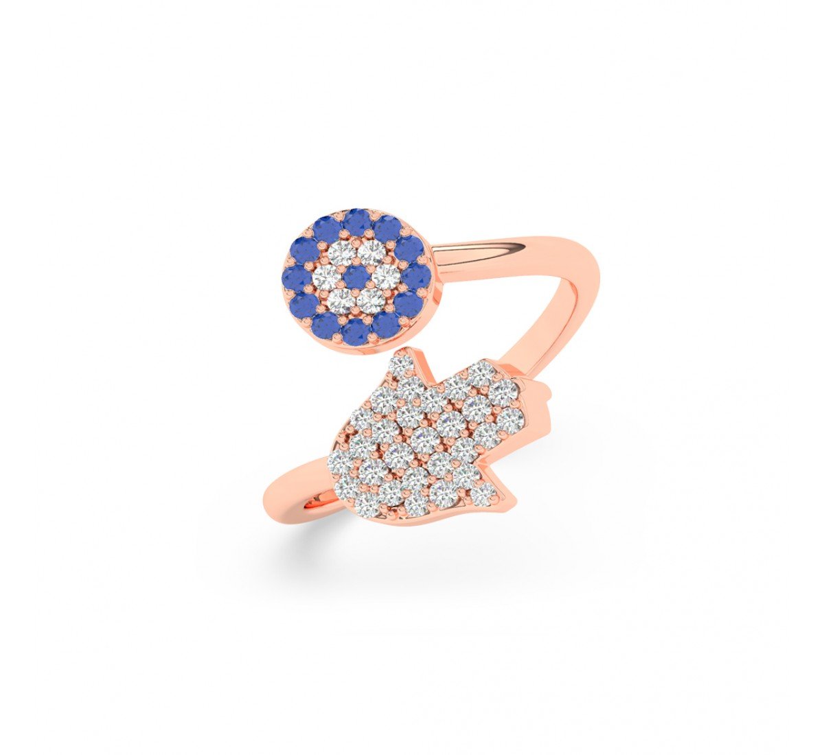 Rose Gold Hamsa Ring