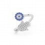 Silver Hamsa Ring