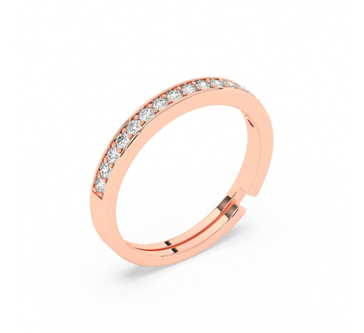 Rose Gold Eternity Band