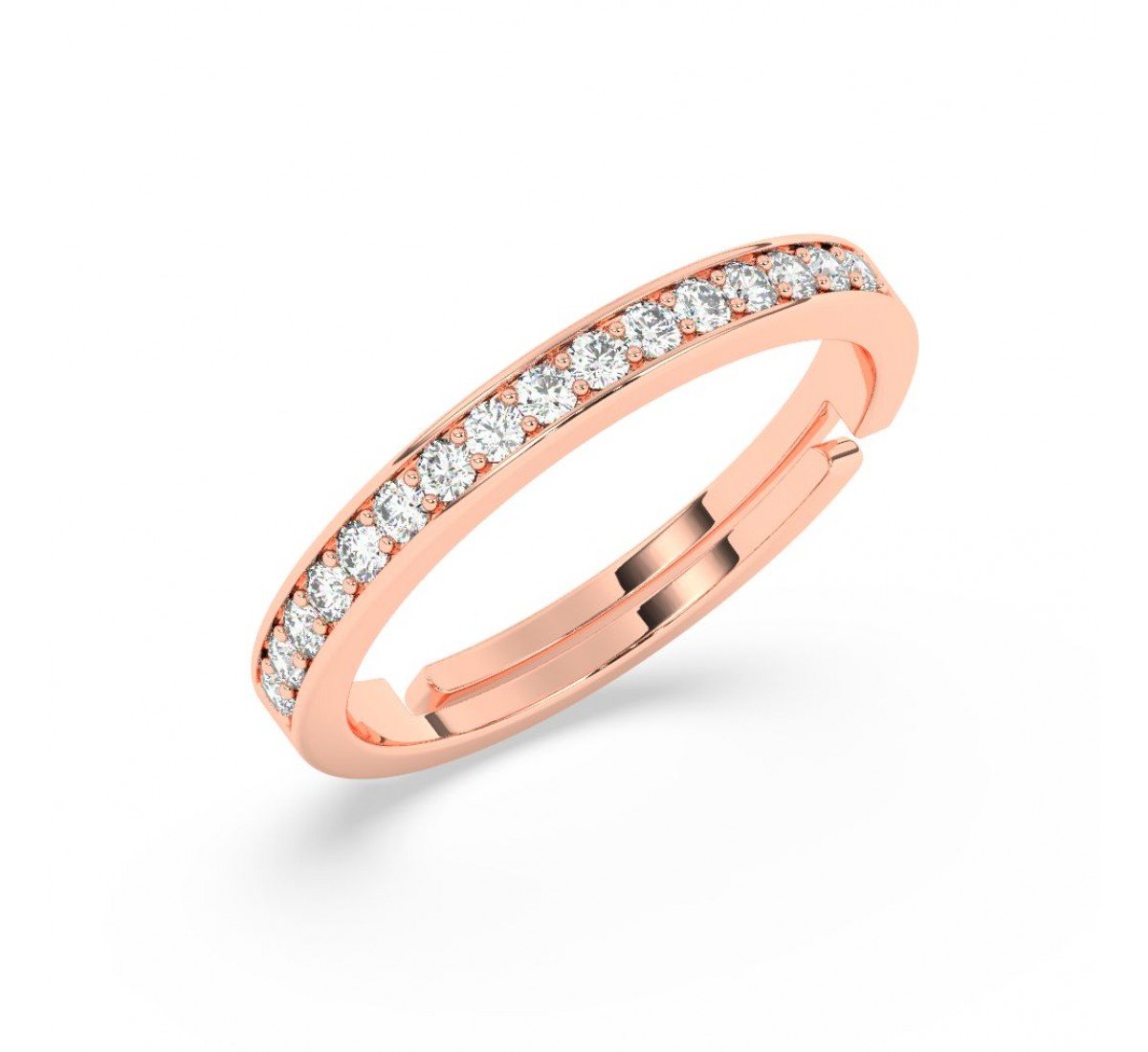 Rose Gold Eternity Band