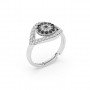 Silver Evil Eye Ring