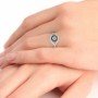 Silver Evil Eye Ring