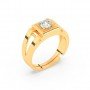 Gold Statement Ring For Men