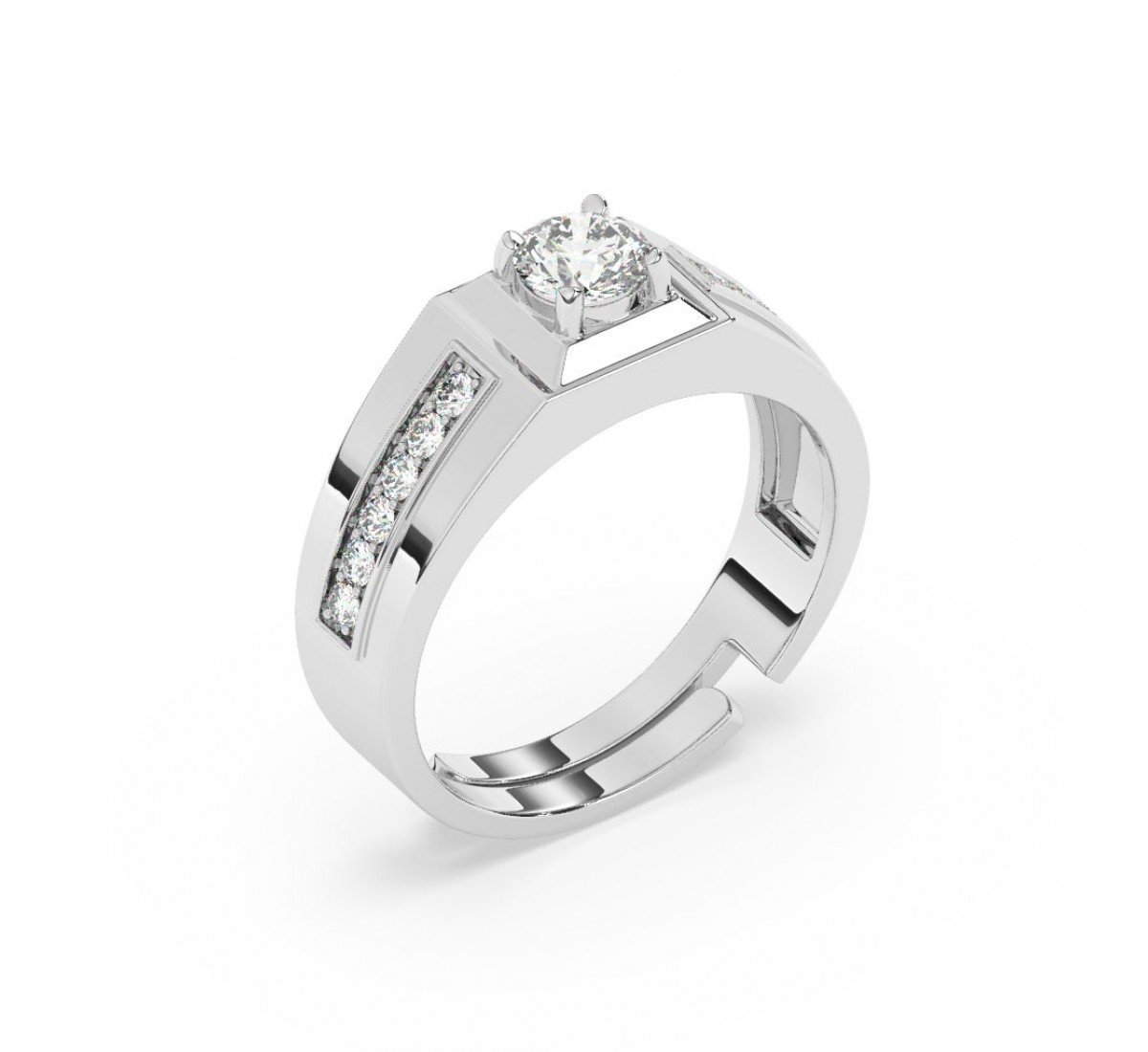 Silver Growth Ring For Him