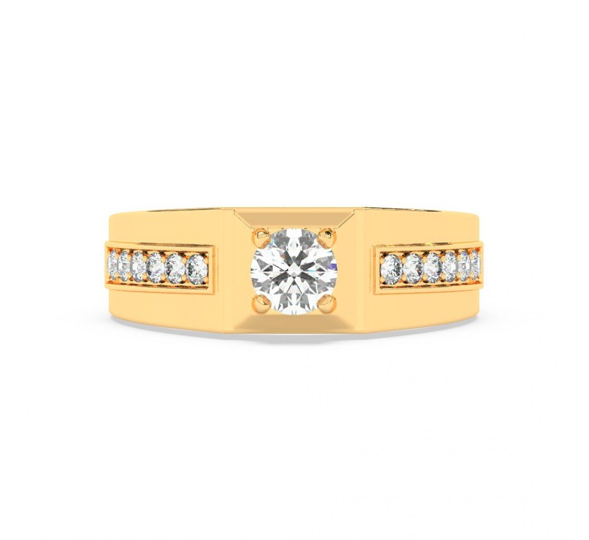 Gold Growth Ring For Him