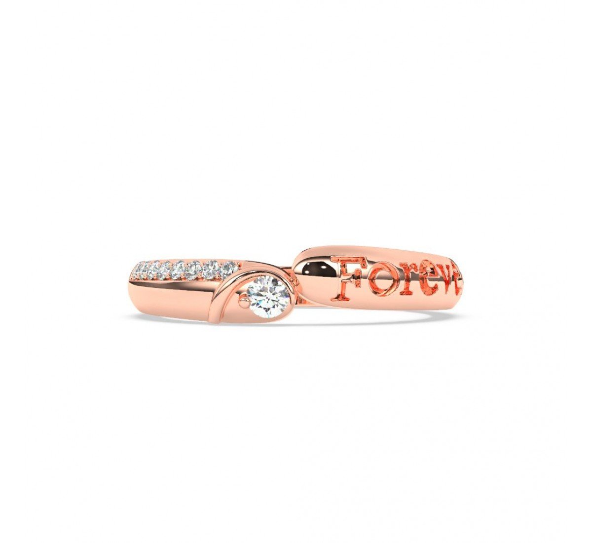 Rose Gold Forever Band