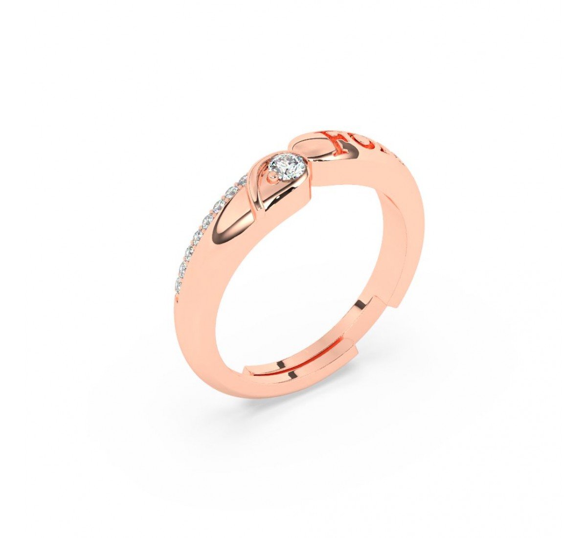 Rose Gold Forever Band