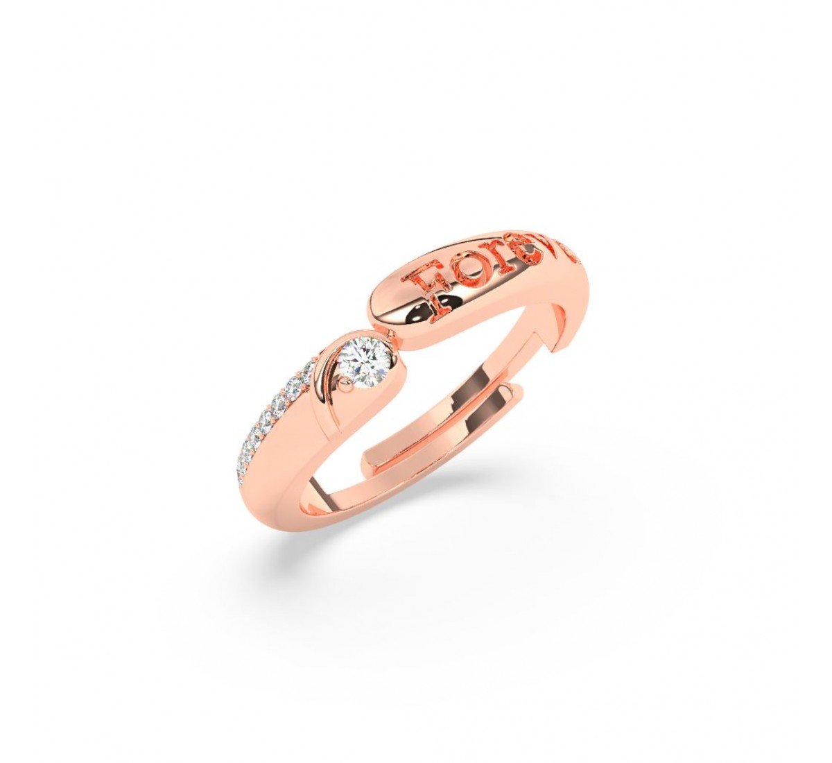 Rose Gold Forever Band