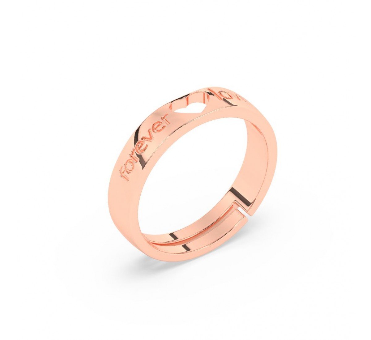 Rose Gold Forever Love Band