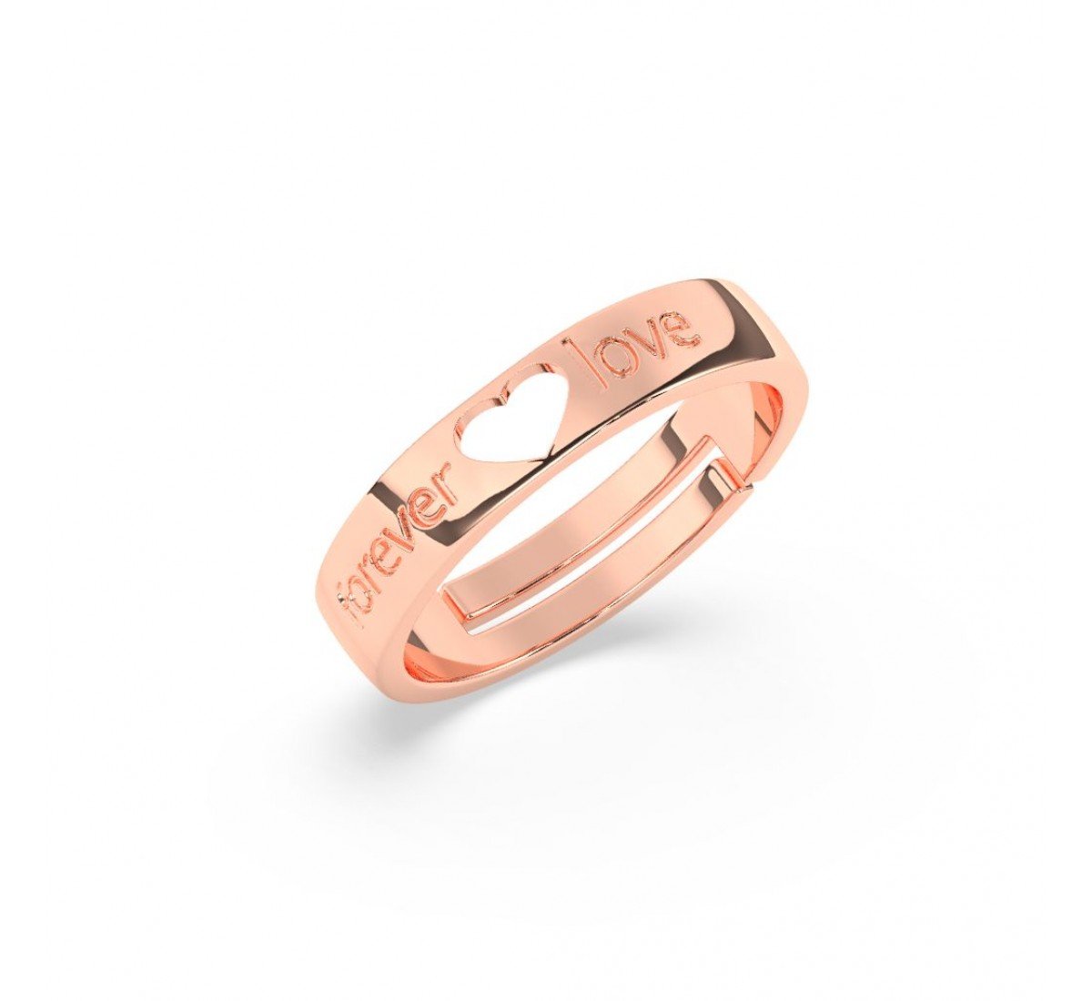 Rose Gold Forever Love Band