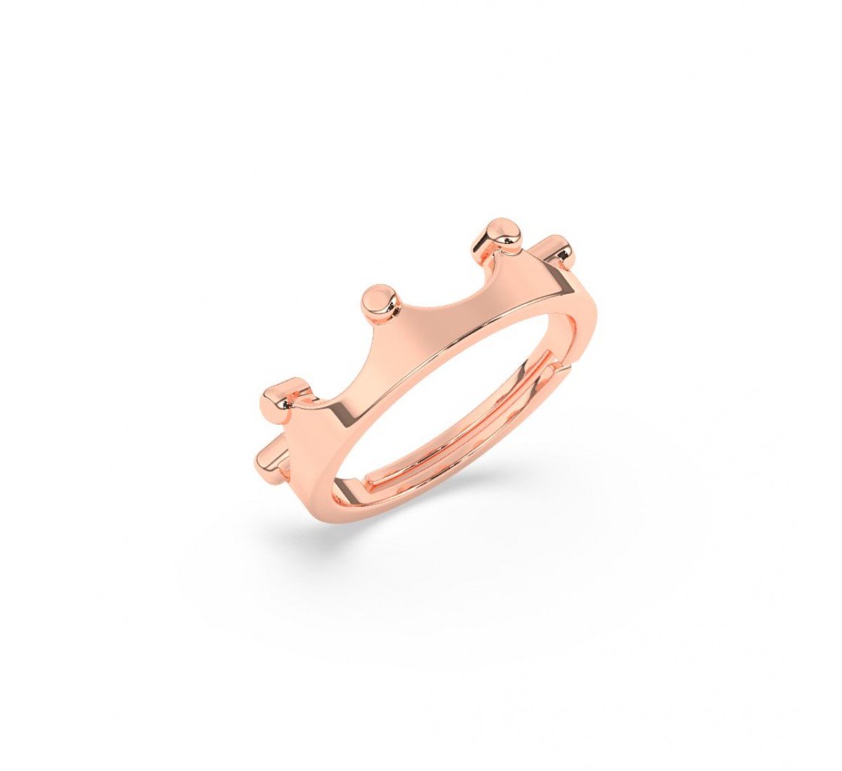 Rose Gold Queen'S Crown Band