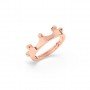 Rose Gold Queen'S Crown Band