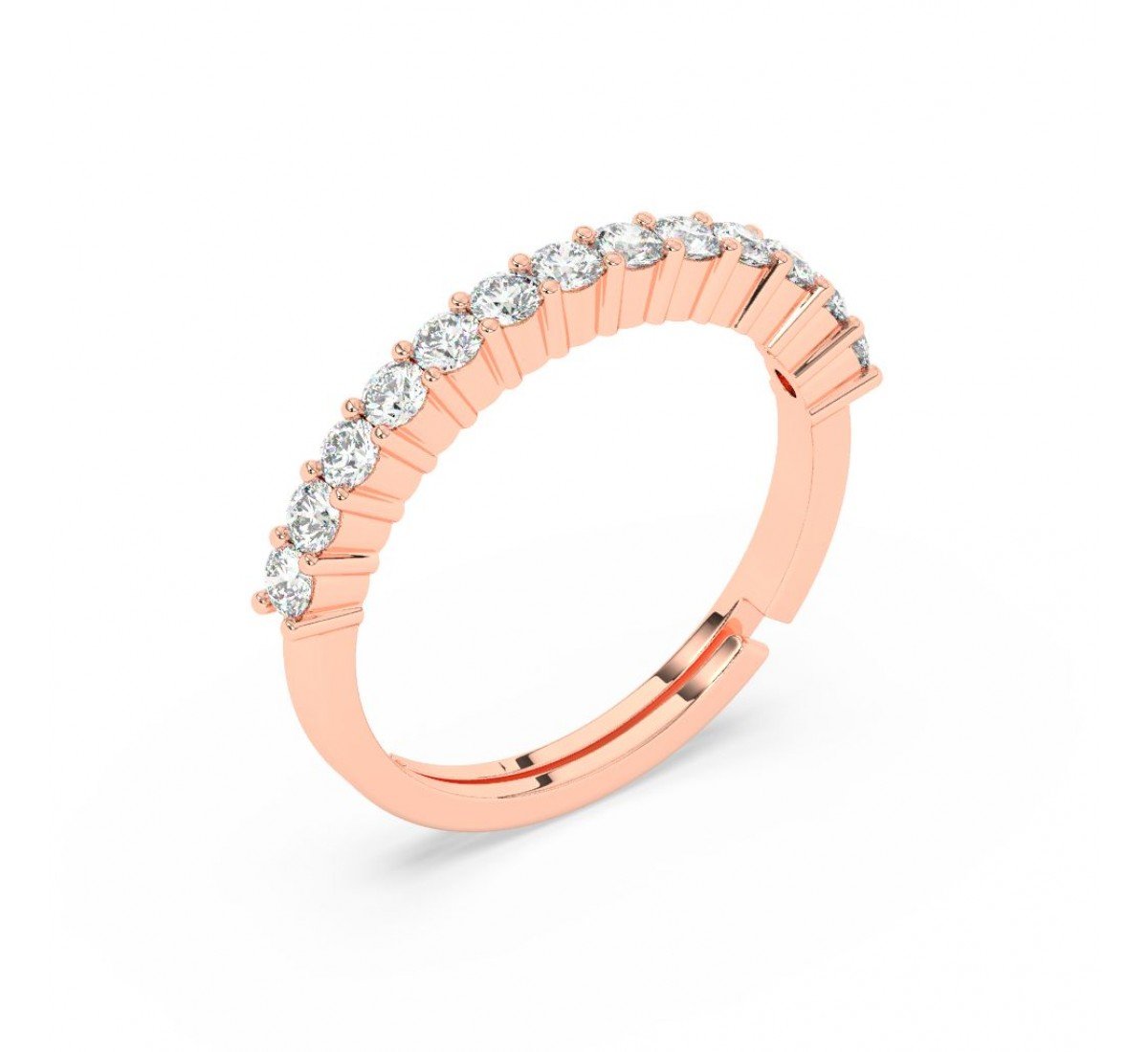 Rose Gold Love Eternity Band