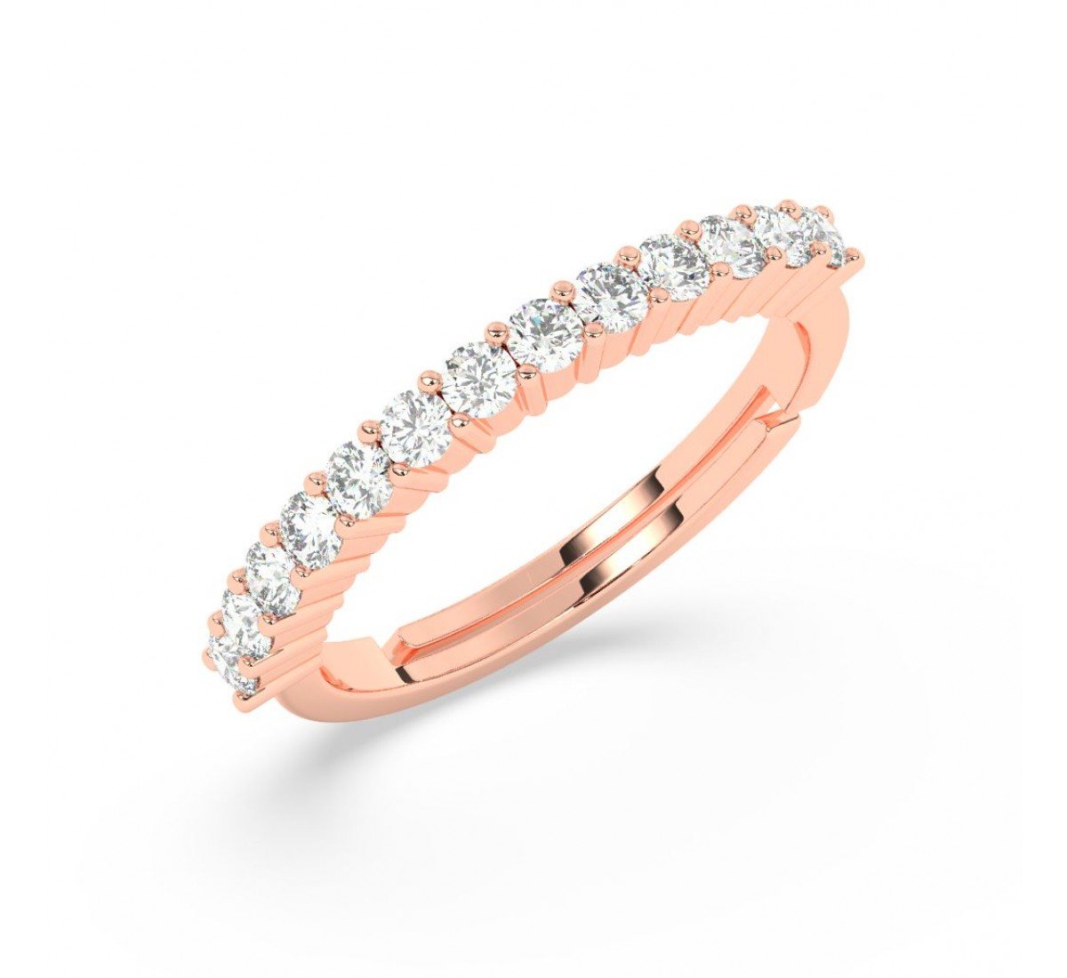 Rose Gold Love Eternity Band