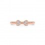 Rose Gold Adjustable Heart Ring