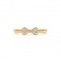 Gold Adjustable Heart Ring