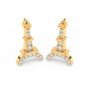 Gold Eiffel Tower Earrings